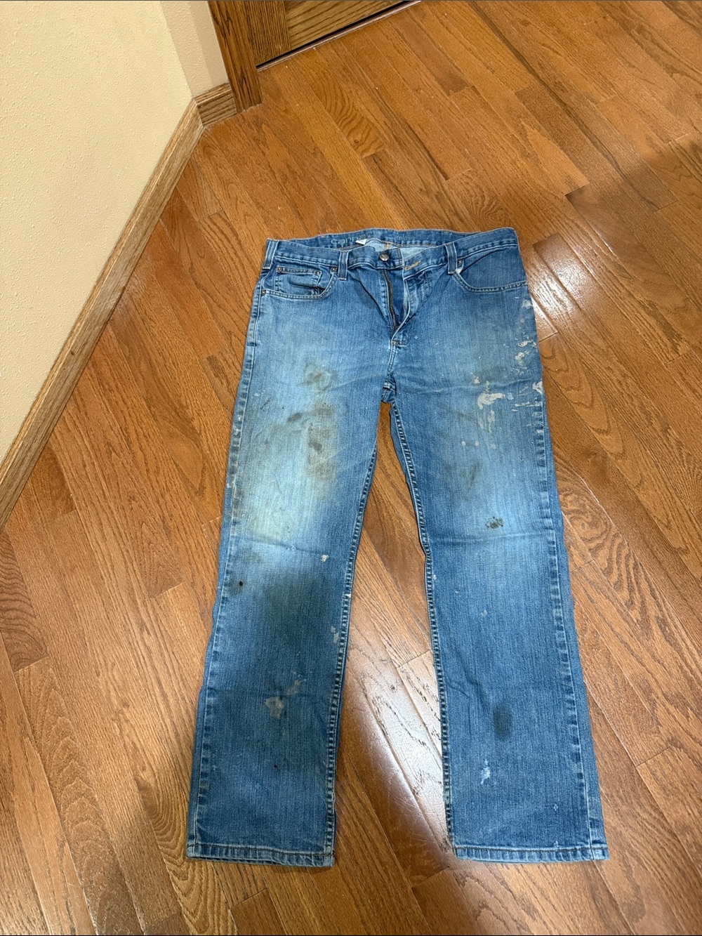 Carhartt Straight-Leg Denim Jeans in Blue